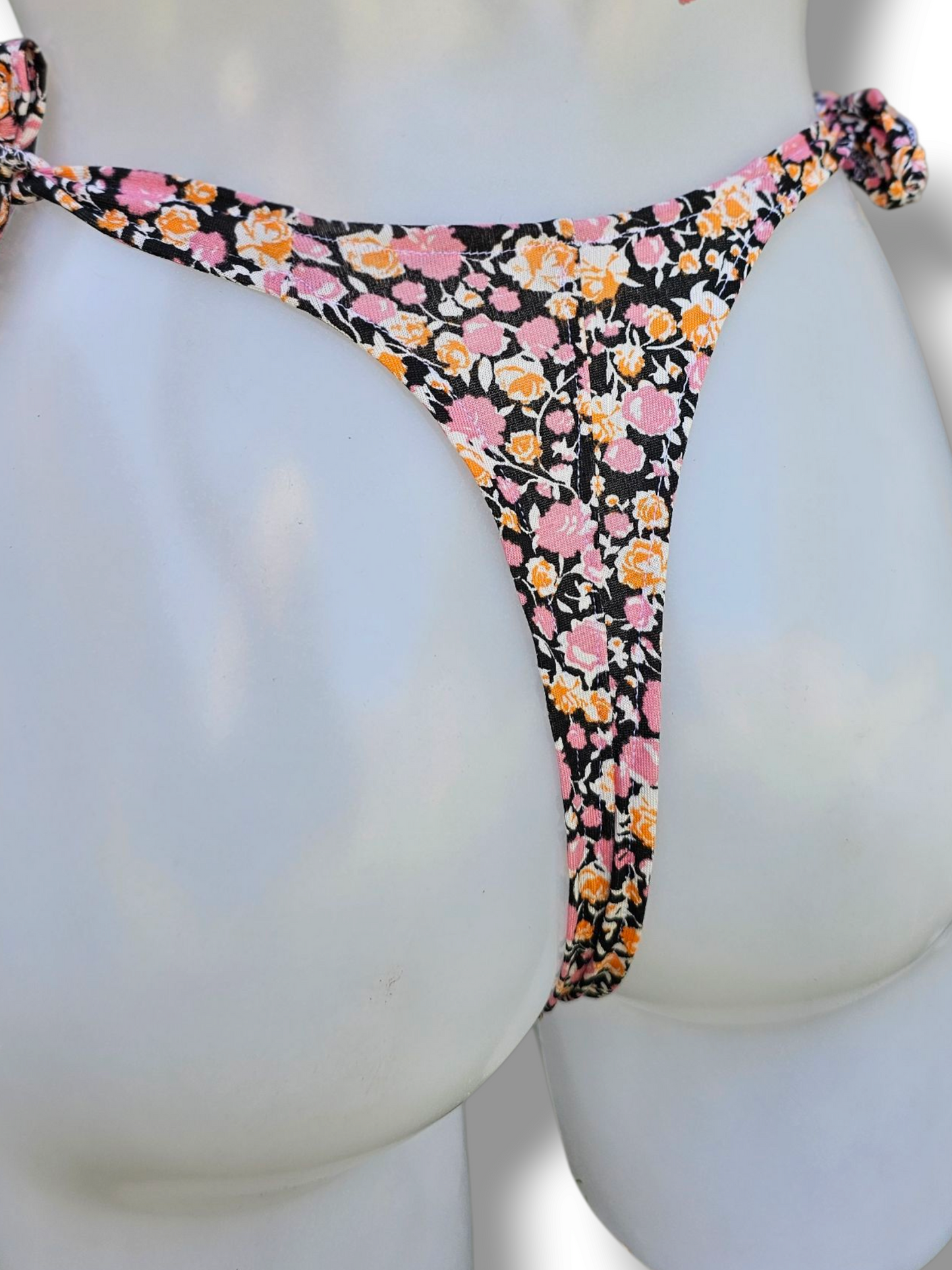 Ditsy Floral Print Thong Bikini