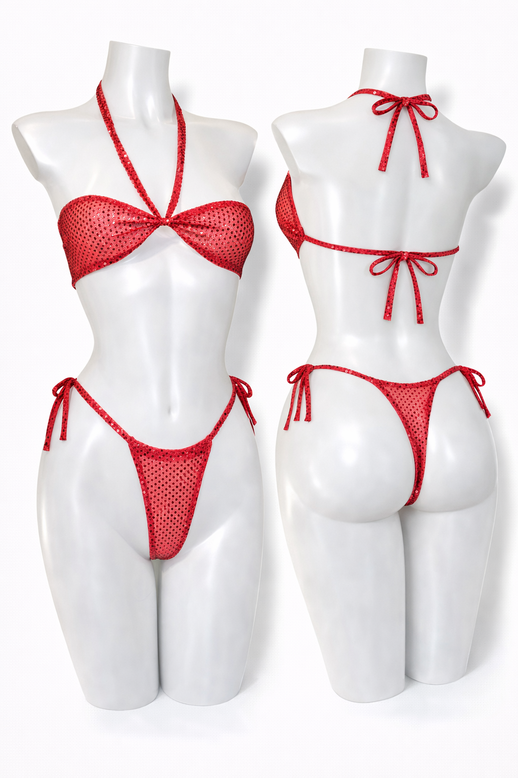 Scarlet Sparkle Tie Set