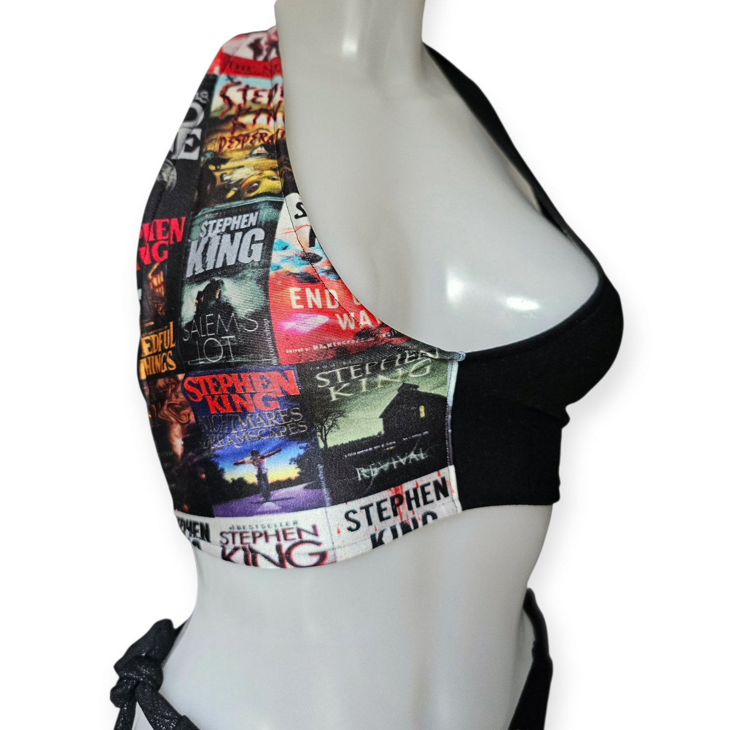 Unique Horror-Inspired Lingerie Set – Stephen King Print