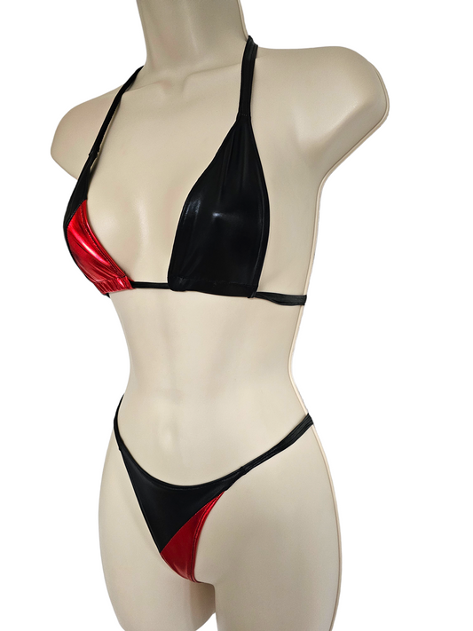 Black & Red Micro Bikini