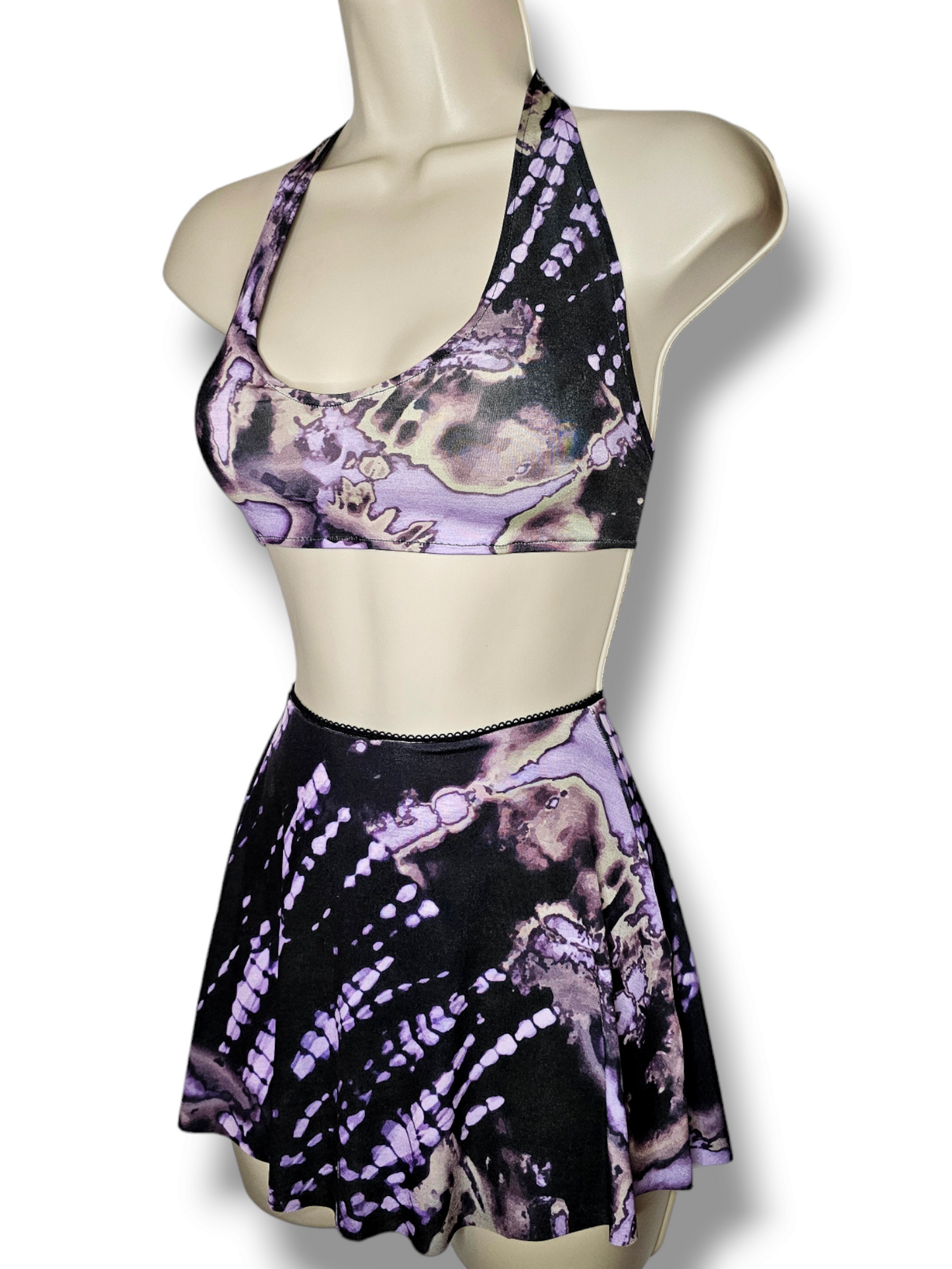 Black & Purple 3 Piece Set