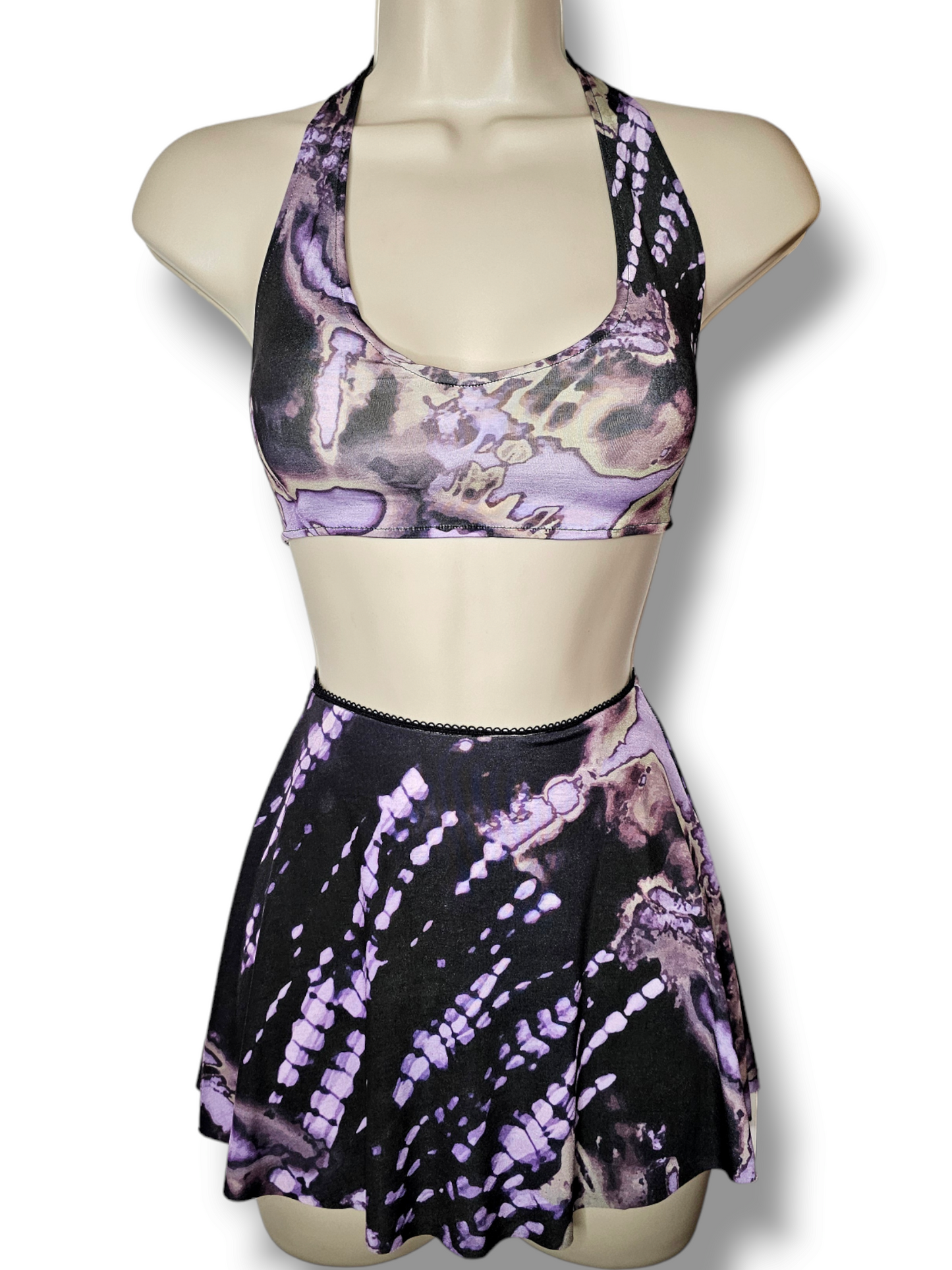 Black & Purple 3 Piece Set