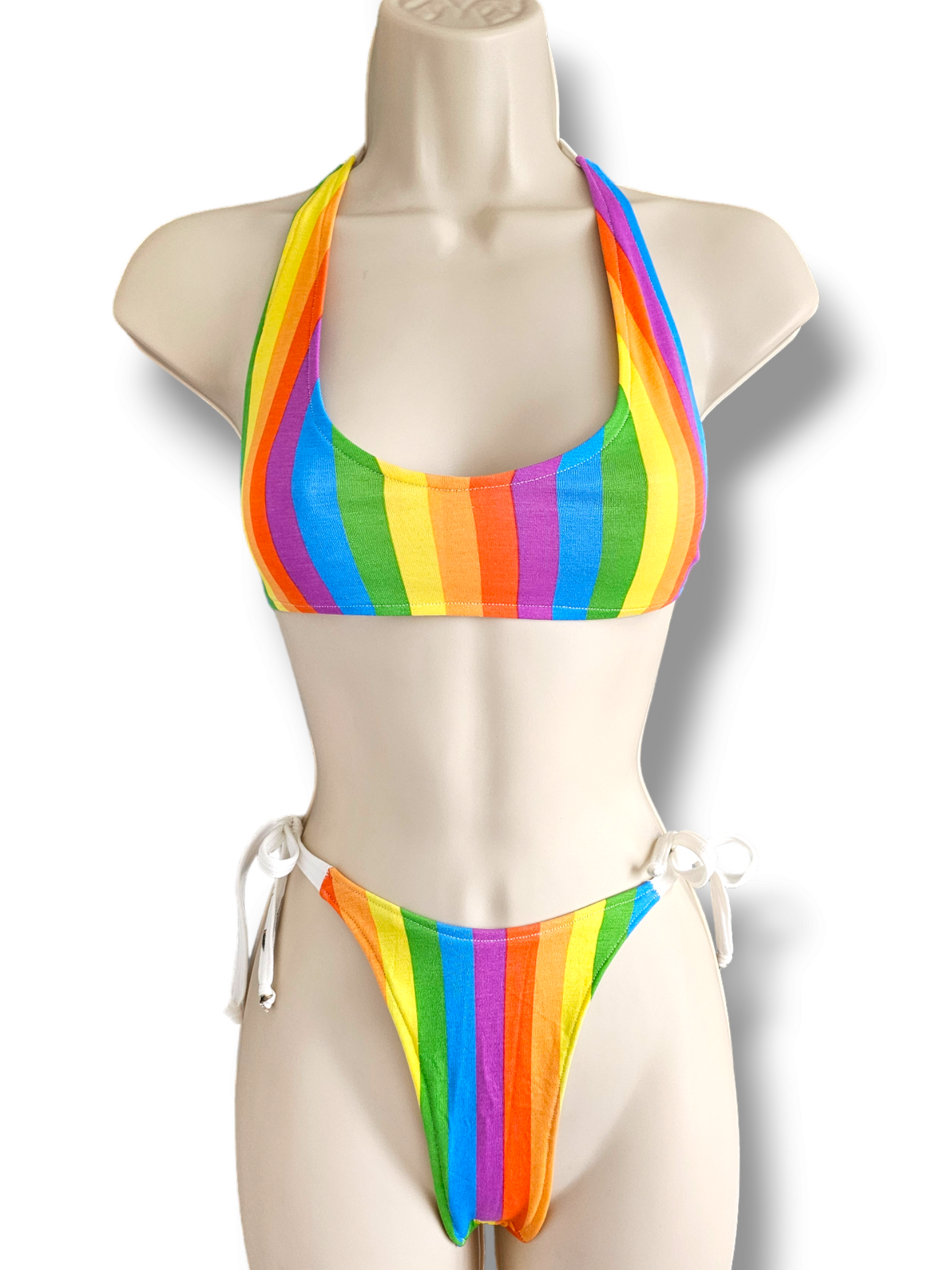 Rainbow Cotton Bikini