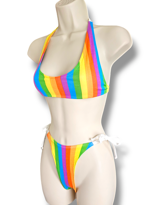 Rainbow Cotton Bikini