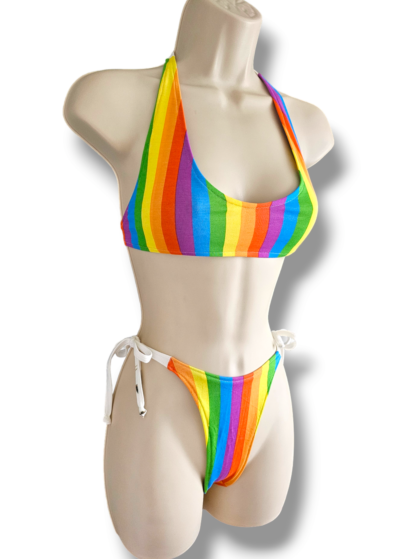 Rainbow Cotton Bikini