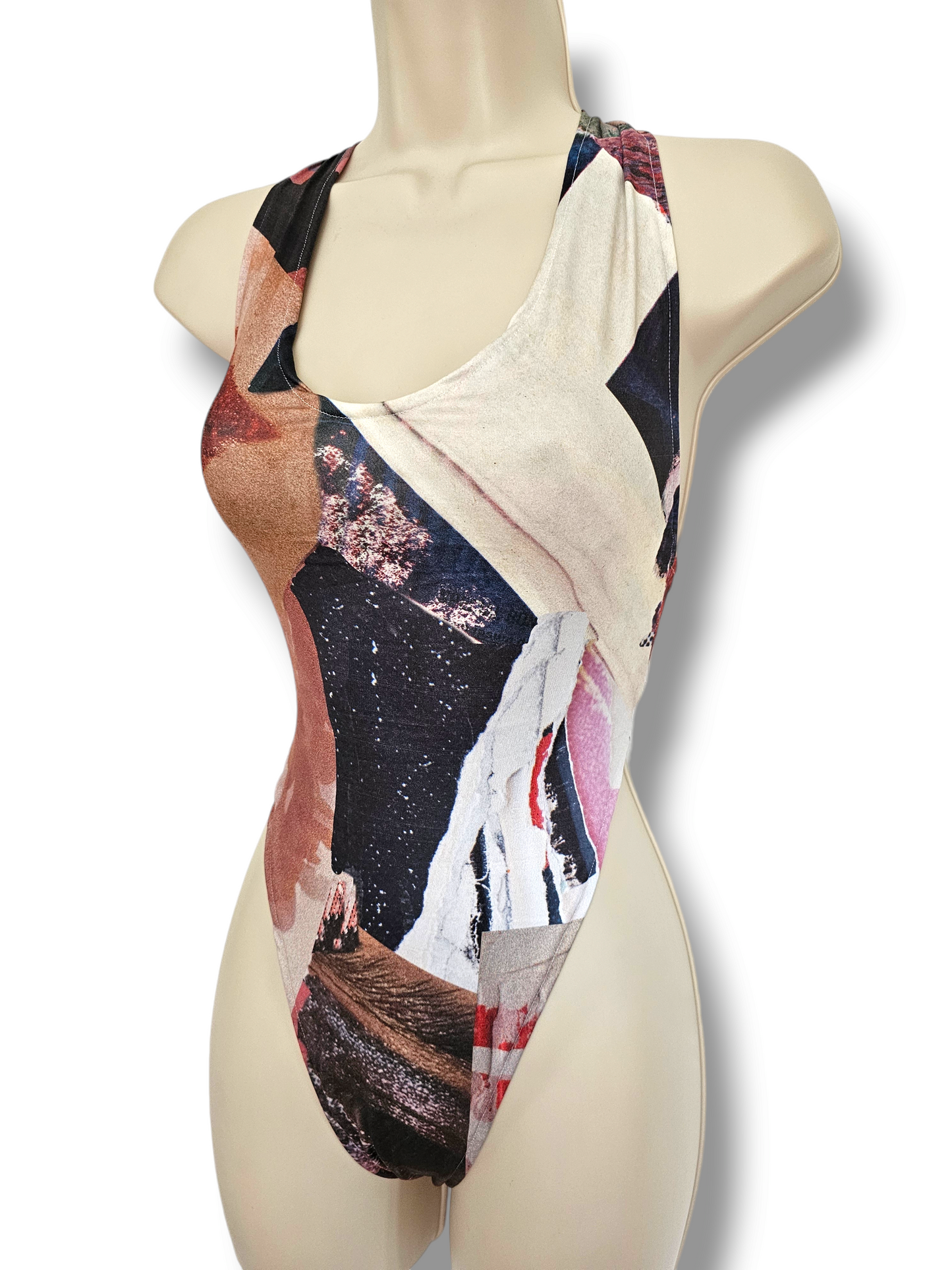 Abstract Print Bodysuit