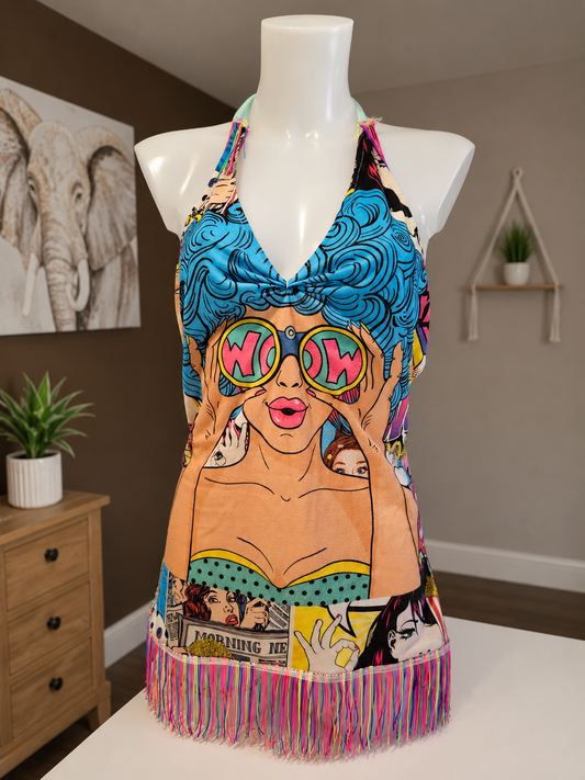 Pop Art Fringe Dress