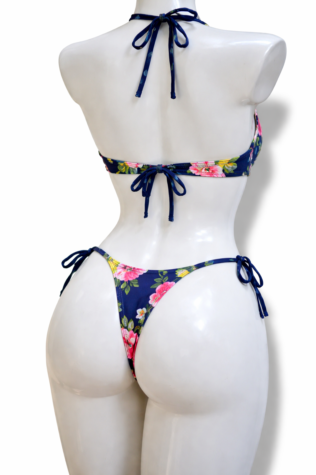 Midnight Bloom Navy Floral Bikini