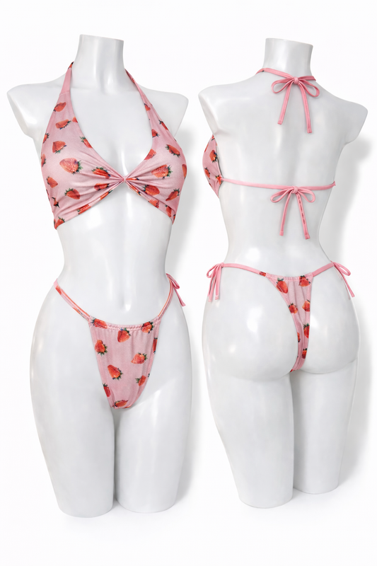 Strawberry Fields Lingerie Set