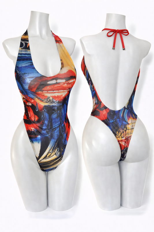 Wild Kiss Halterneck Bodysuit